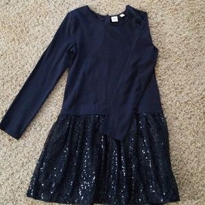 Girls Navy Gap dress